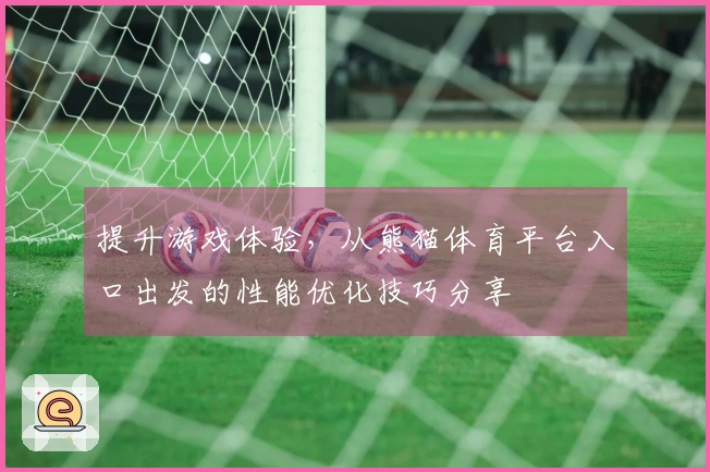 提升游戏体验，从熊猫体育平台入口出发的性能优化技巧分享